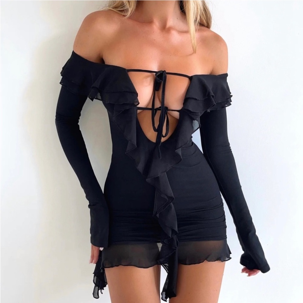 Outcast Clothing Tillie Mesh Mini Dress
